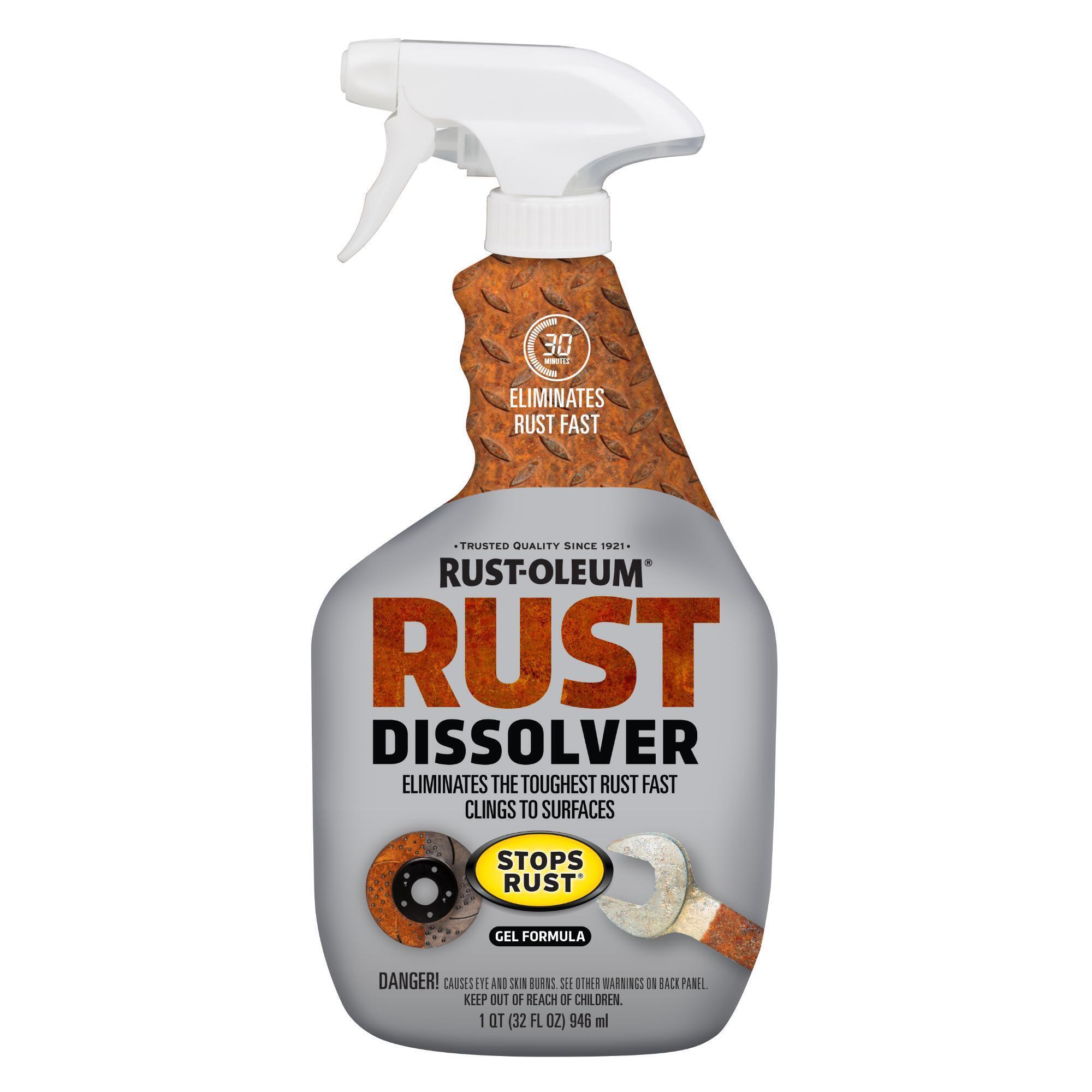 Rust-Oleum Rust Dissolver Gel, 32 Oz Bottle, 300112